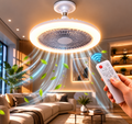 Lumifan™ | Ventilateur LED Silencieux avec Télécommande